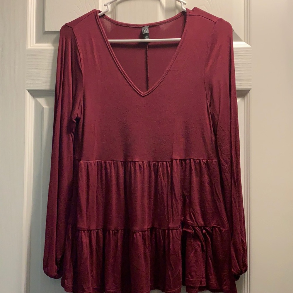 Maroon long sleeve
